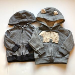 Baby Zippered Hoodie Bundle 6M